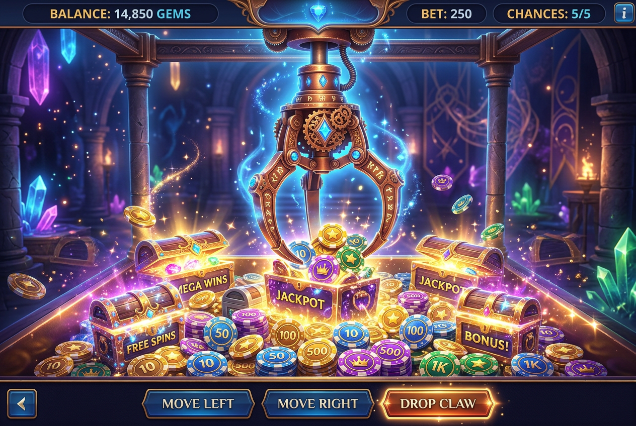 Mechanizm Bonus Crab w kasynie Kingmaker - interaktywny chwytak nagród